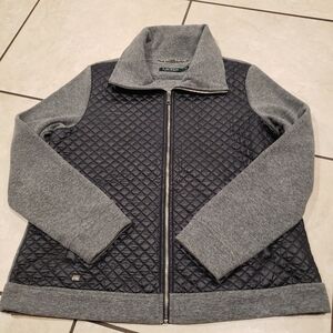 Polo by Ralph Lauren Gray and Black Quilted Jacket